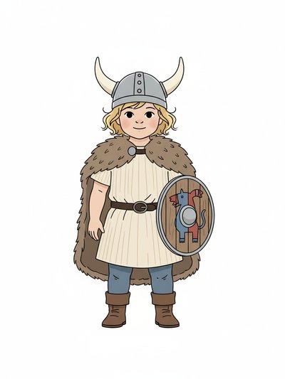 Julia's Viking Adventure 🛡️ - Minimalist