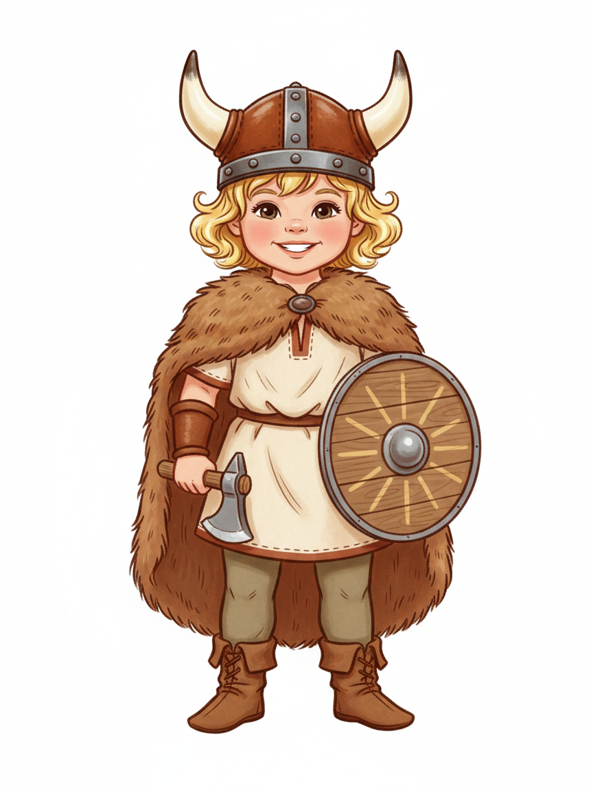 Viking Julia - Vintage Storybook