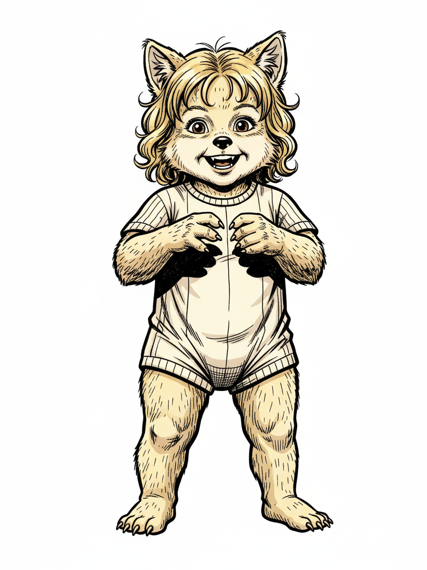 Julia the Playful Wolf - Comic Book