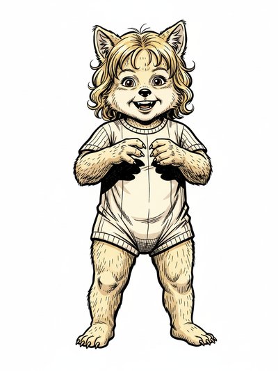 Our Little Werewolf Julia 🌕 - Comic Book