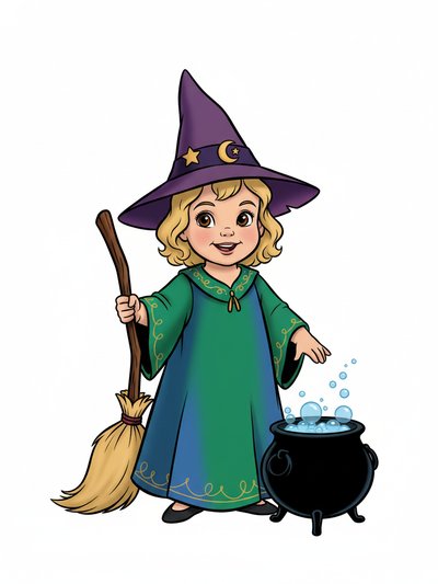 Our Little Witch Julia 🌟 - Golden Age Animation
