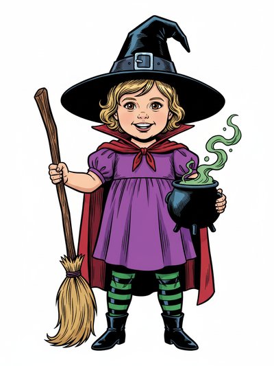 Our Little Witch Julia 🌟 - Comic Book