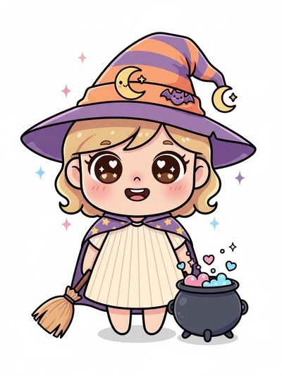 Our Little Witch Julia 🌟 - Kawaii Cute