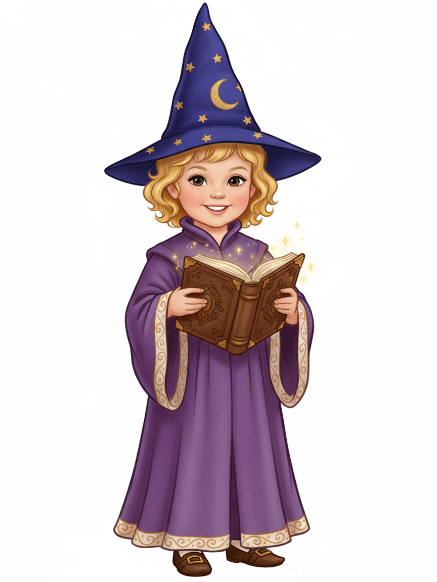 Julia the Enchantress - Vintage Storybook