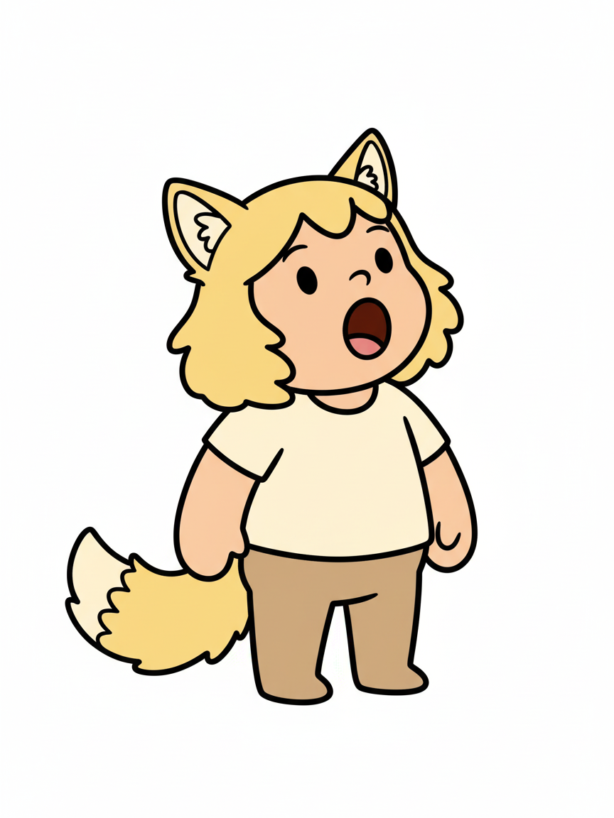 Julia the Playful Wolf - Preschool Simple