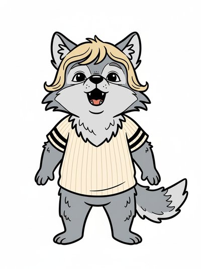 Our Julia's Little Wolf Adventure - Classic Coloring Book