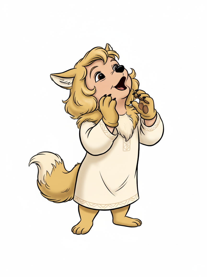 Julia the Playful Wolf - Golden Age Animation