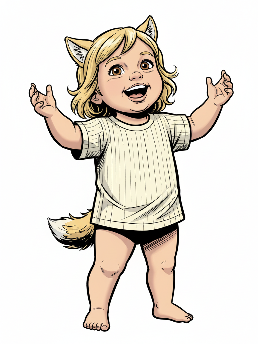 Julia the Playful Wolf - Comic Book