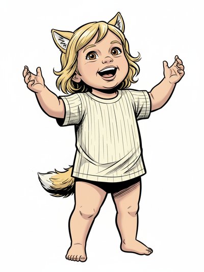 Our Julia's Little Wolf Adventure - Comic Book