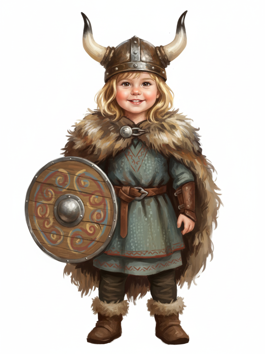 Viking Julia - Impressionist Painting