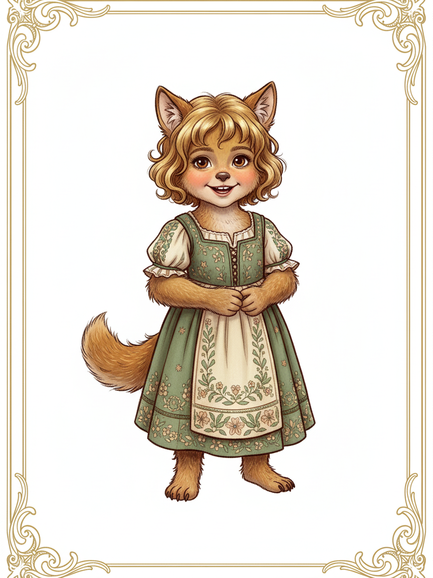Julia the Playful Wolf - Fairy Tale Classic