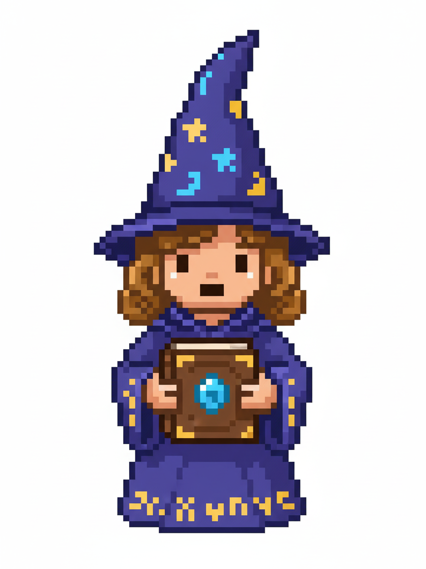 Julia the Enchantress - Pixel Art