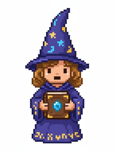 Julia's Wizardly Wonders ✨ - Pixel Art