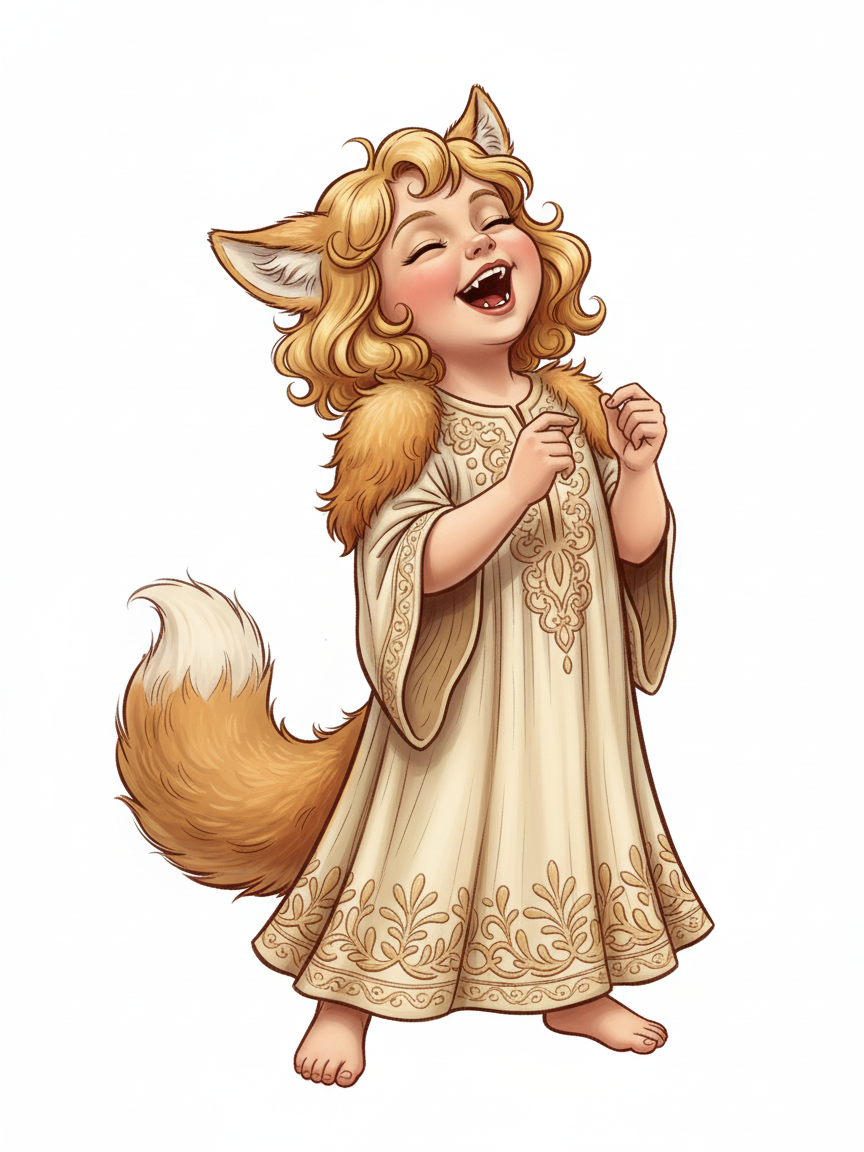 Julia the Playful Wolf - Fairy Tale Classic