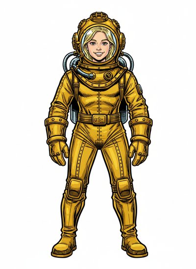 Mary's Dive into Adventure 🌊 - Comic Book