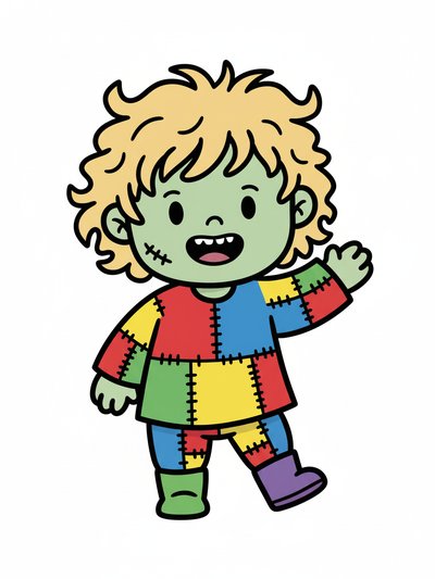 Our Little Zombie Julia 💚 - Preschool Simple
