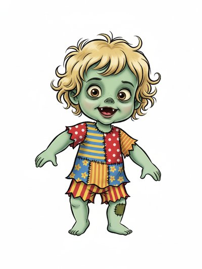 Our Little Zombie Julia 💚 - Golden Age Animation