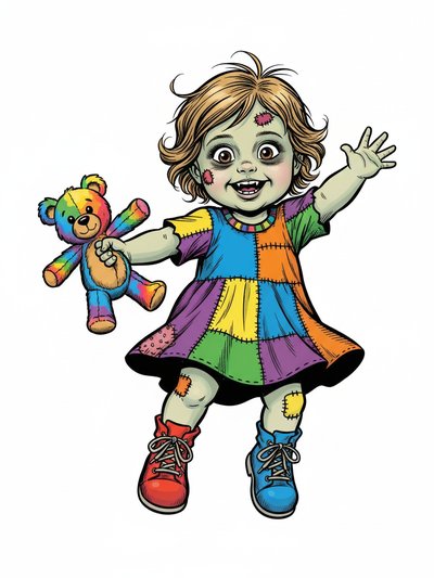 Our Little Zombie Julia 💚 - Comic Book