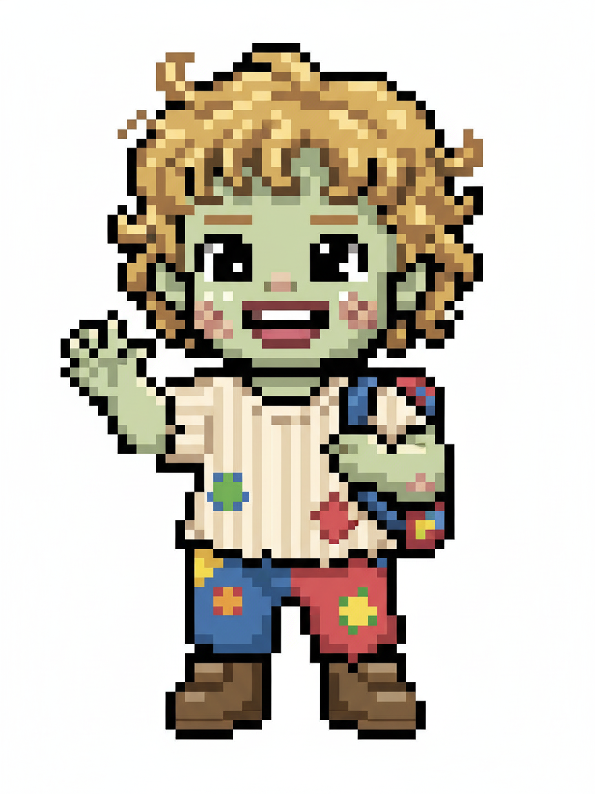 Julia the Zombaby - Pixel Art