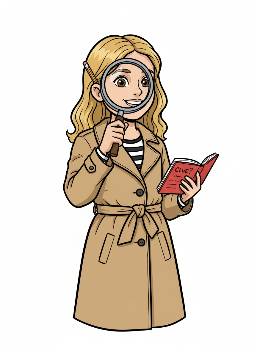 Mary the Sleuth - Classic Coloring Book