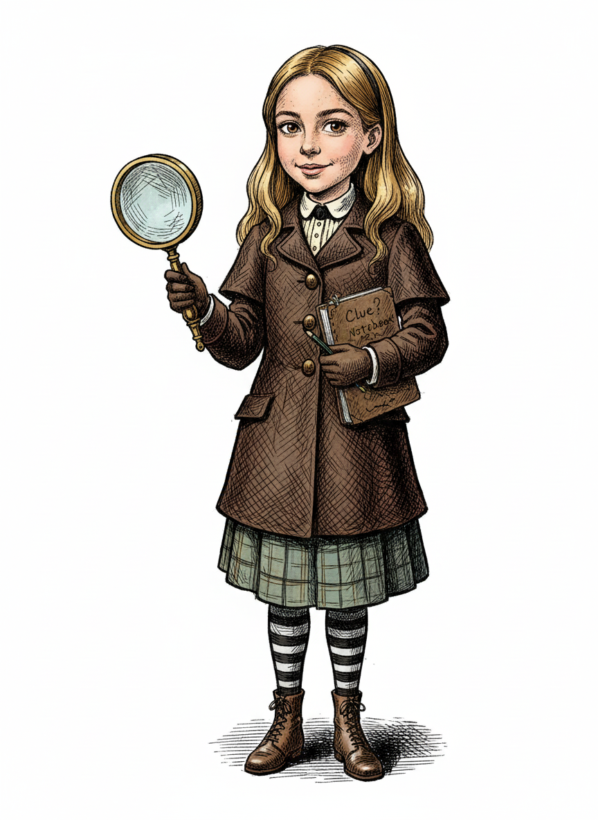 Mary the Sleuth - Victorian Illustration