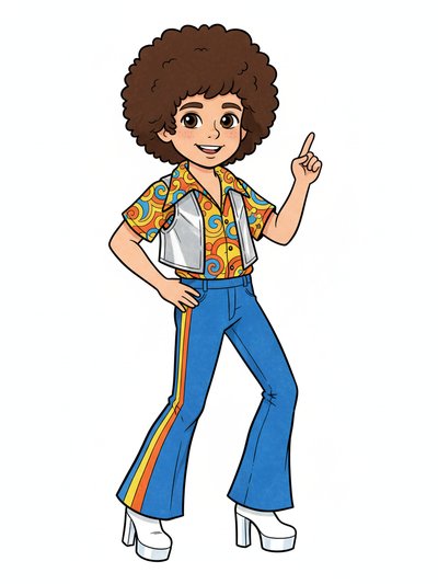 Georges' Disco Dream 🌟 - Classic Coloring Book
