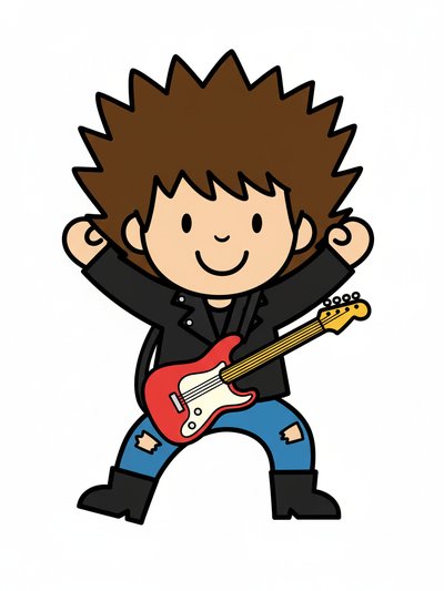 My Boy's Rockstar Dreams 🎸 - Preschool Simple