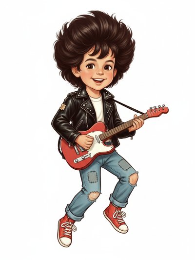 My Boy's Rockstar Dreams 🎸 - Vintage Storybook