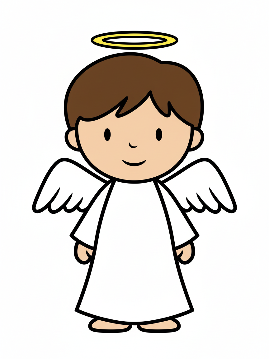 Georges the Guardian Angel - Preschool Simple