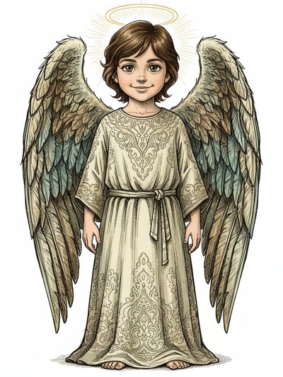 Georges' Angelic Adventures 🌟 - Victorian Illustration