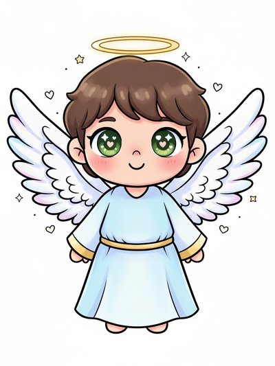 Georges' Angelic Adventures 🌟 - Kawaii Cute