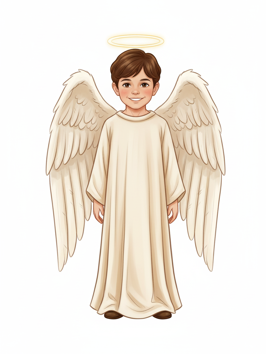 Georges the Guardian Angel - Vintage Storybook