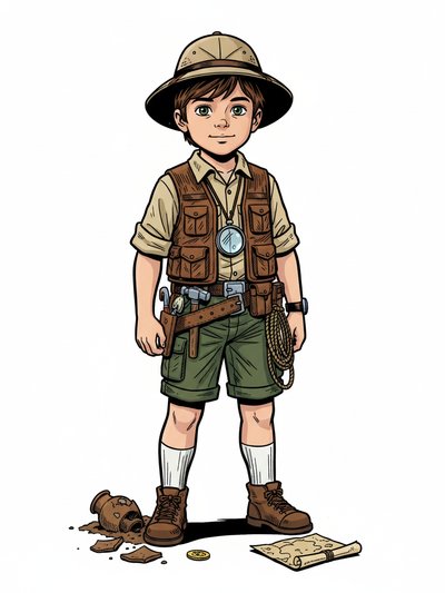 Georges the Little Explorer 🌍 - Comic Book