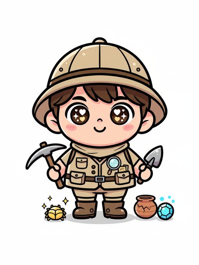 Georges the Little Explorer 🌍 - Kawaii Cute