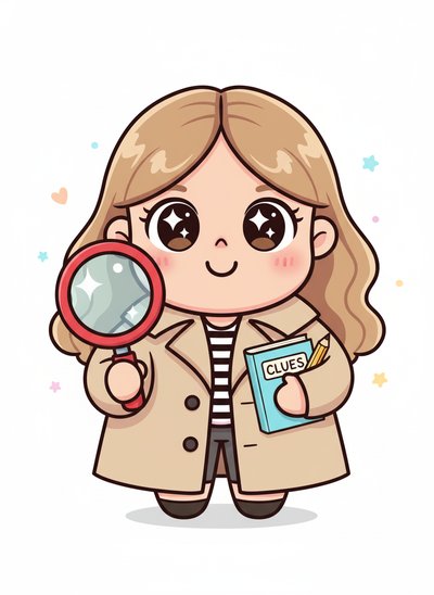 Mary's Detective Adventures 🕵️‍♀️ - Kawaii Cute