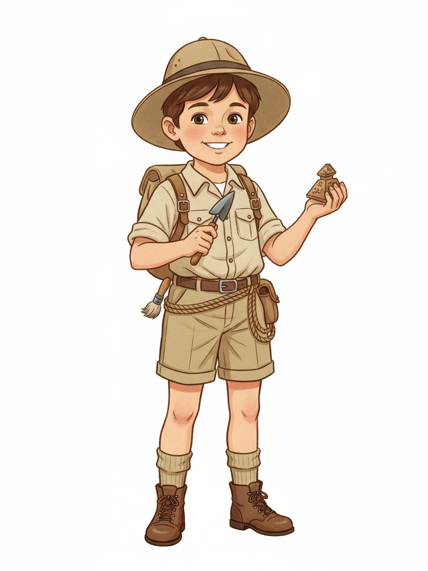 Georges the Archaeologist - Vintage Storybook