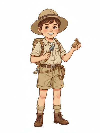 Georges the Little Explorer 🌍 - Vintage Storybook