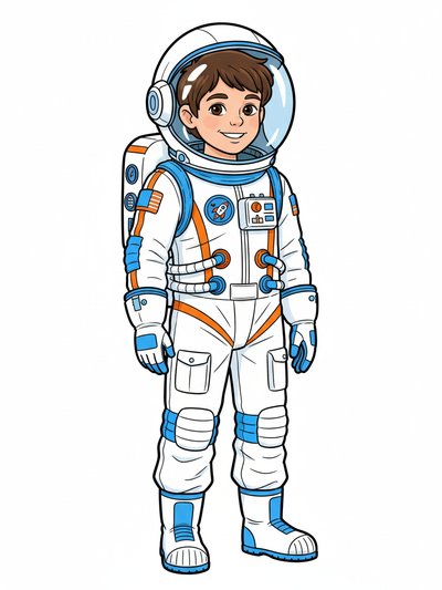 Georges' Galactic Adventures 🚀 - Classic Coloring Book