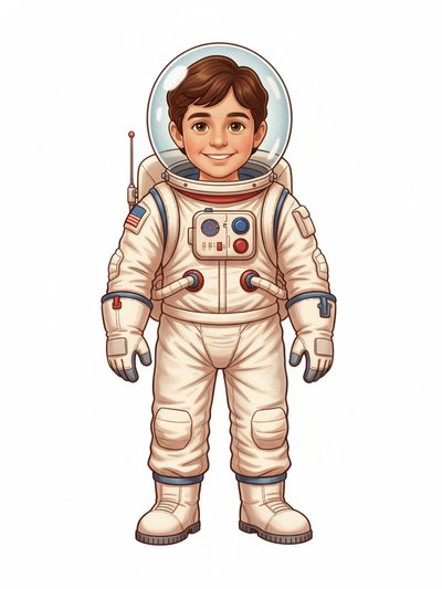 Georges' Galactic Adventures 🚀 - Vintage Storybook