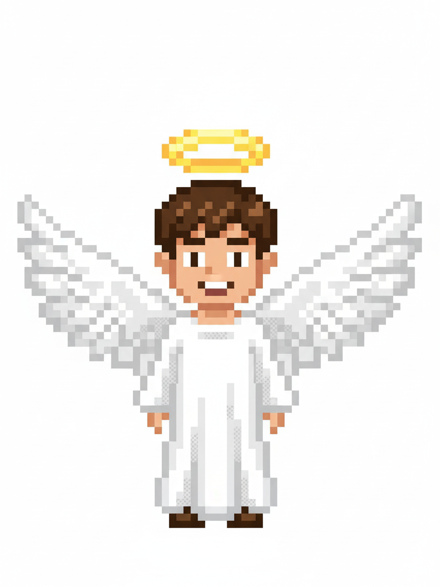 Georges the Guardian Angel - Pixel Art