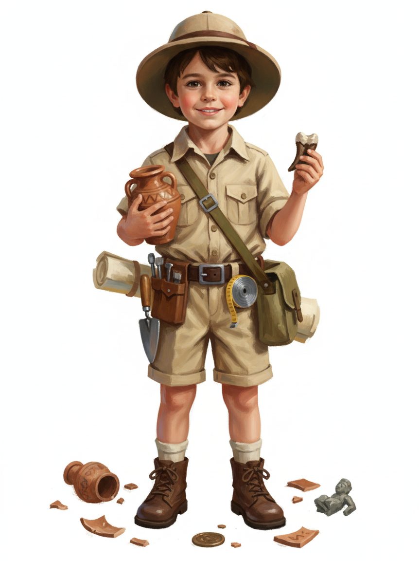 Georges the Archaeologist - Impressionist Painting