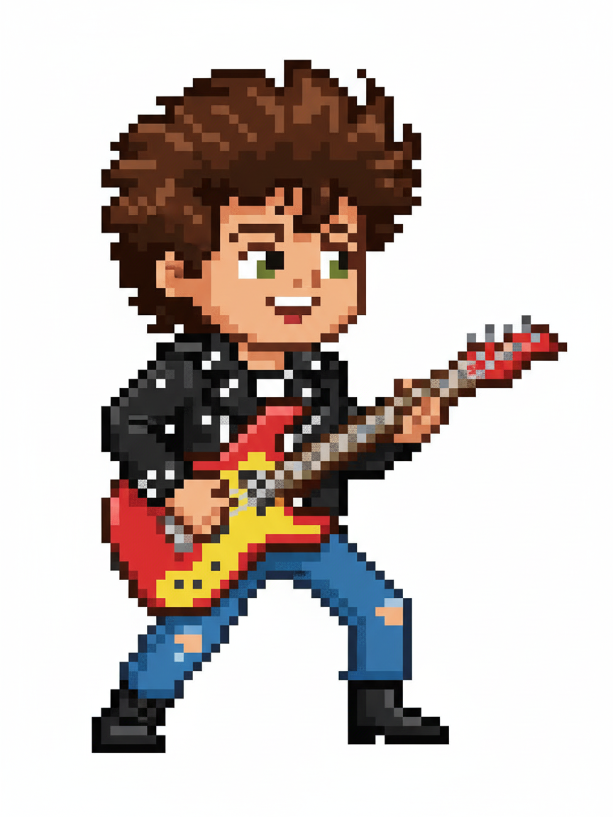 Rockstar Georges - Pixel Art
