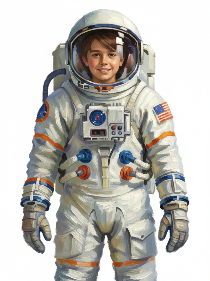 Cosmic Georges - Impressionist Painting