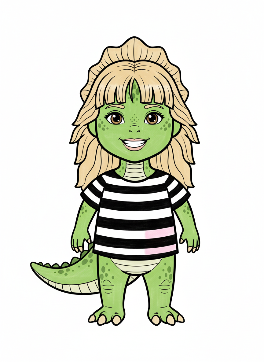 Marysaurus - Classic Coloring Book