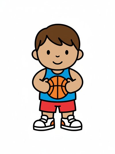 Georges' Basketball Dreams 🏀 - Preschool Simple