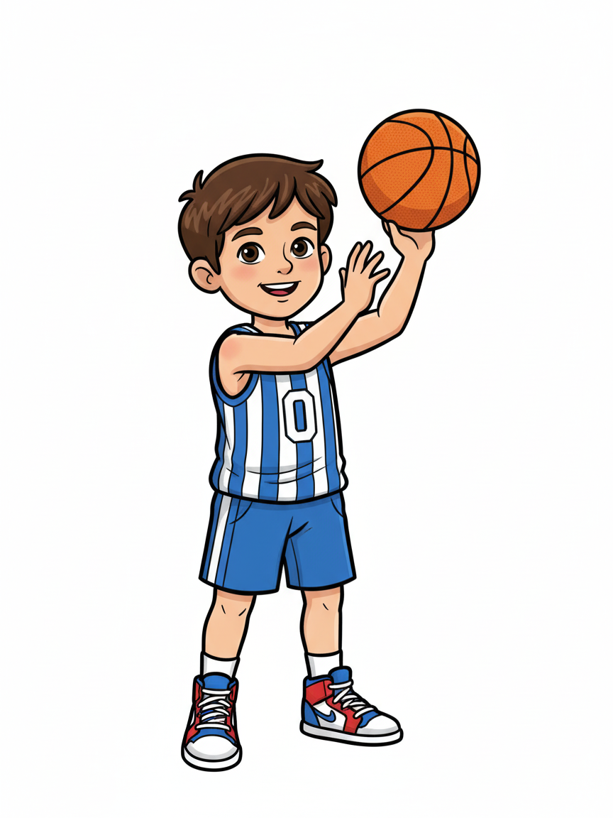 Georges the Baller - Classic Coloring Book