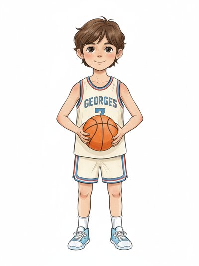 Georges' Basketball Dreams 🏀 - Gentle Pencil