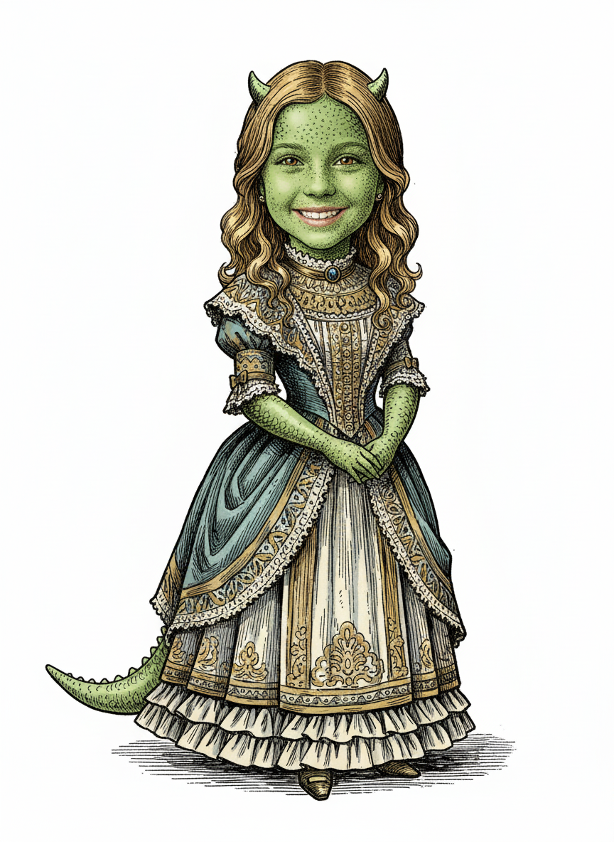 Marysaurus - Victorian Illustration