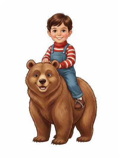 Georges' Bear Adventure 🐻 - Vintage Storybook