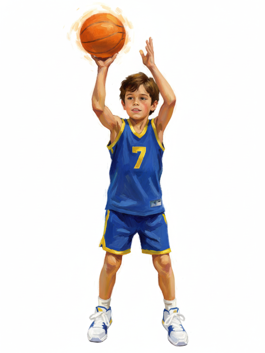 Georges the Baller - Impressionist Painting